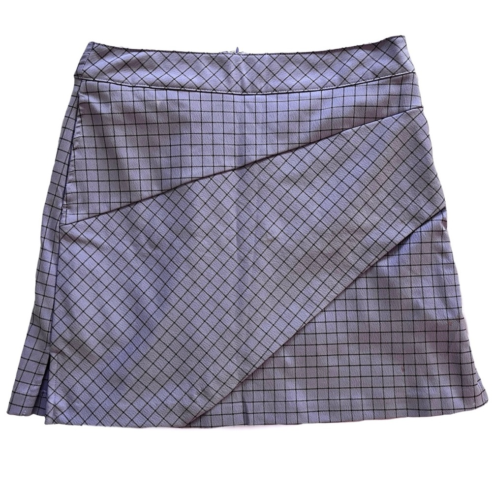 Lady Hagen Tennis Skort Lavender w black side pockets back pocket Sz 2